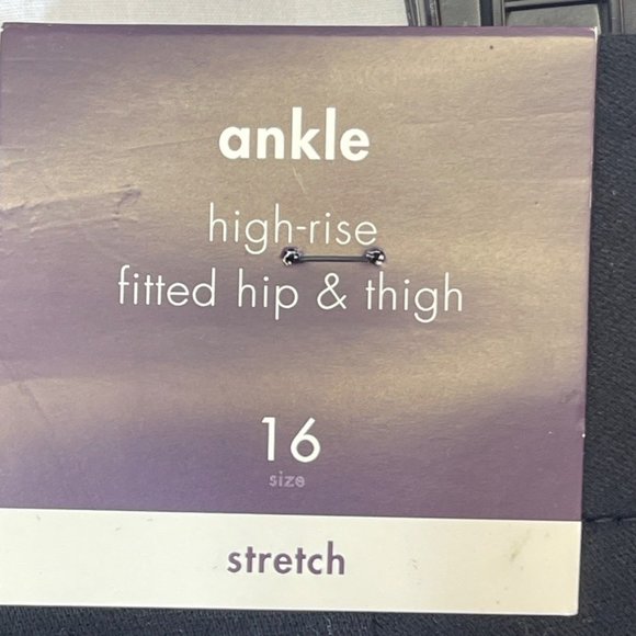 AVA & VIV plus size ankle high-rise fitted hip & thigh womens size 16 comford wa - Picture 11 of 16